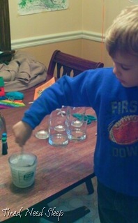 watching the borax dissolve