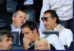 Tommaso Ghirardi e Cesare Prandelli - foto Claudio Villa Getty Images (Parma Genoa)