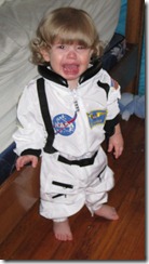 But Mommy, I don't wanna go on the space shuttle today!