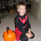 Notice how he organized his loot...