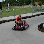 And then accelerate out of the curve...