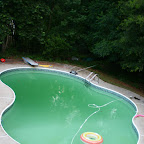 Not the way you want your pool to look 6 days before a pool party.