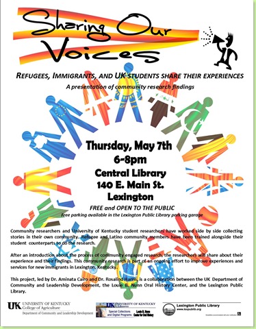 Sharing Our Voices