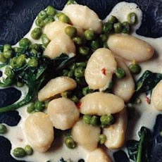 Lemon Gnocchi with Spinach and Peas