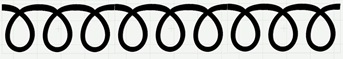12 inch border loops