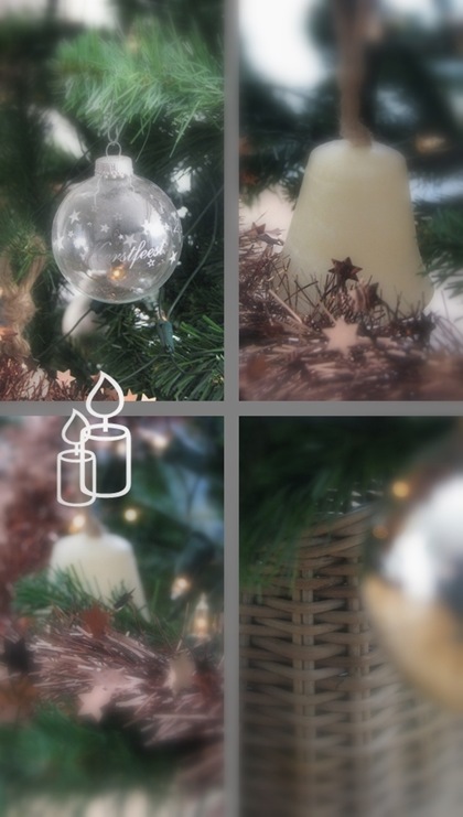 Christmas tree collage