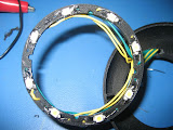 Part of the SynJet sales-demo platform, this is the strobing light-ring which will show off the moving diaphragm, an integral part of Nuventix's "fanless cooling" technology.