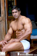 Jerome Manaus Huge Muscle Man, Bodybuilder from MuscleHunks