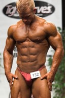 Male Bodybuilder Posing On Stage Part 9