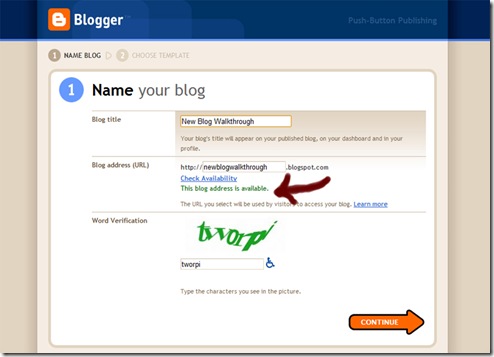 how to create a blogger blog