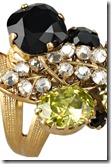 Bijoux Heart Etoile 24-karat gold-plated cubic zirconia Ring