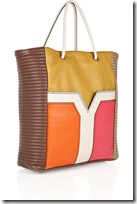Yves Saint Laurent Lucky Chyc Color-block Leather Tote