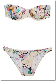 Zimmermann Posy ruffled floral-print bandeau bikini a