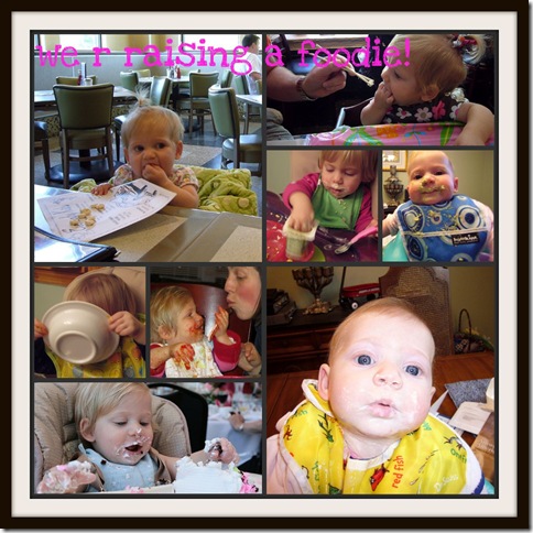 We are raising a foodie