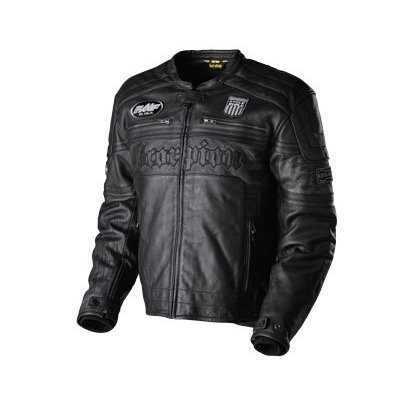 Scorpion All In Men's Leather Motorcycle Jacket - 2009 Model - Black - LG