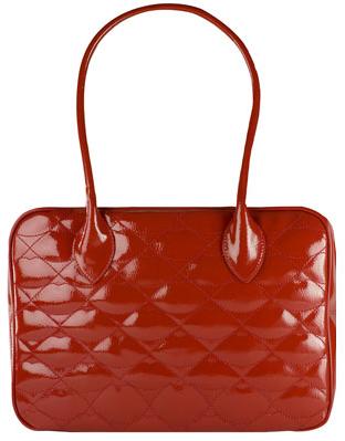 Lulu Guinness big Jenny quilted lips bag