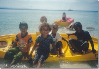 Freewind sailing,  kids Fiji