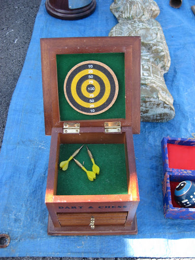 multijuego de dardos y ajedrez en miniatura