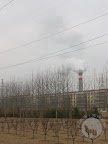 – 北京郊外烧水暖的大烟囱 – 北京郊外烧水暖的大烟囱