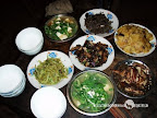 – 丰盛的土家农家菜——特别是那盆腊肉,人间美味啊! – 丰盛的土家农家菜——特别是那盆腊肉,人间美味啊!