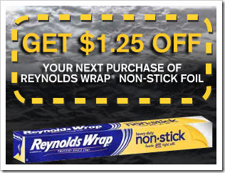Reynolds Wrap Non-Stick Foil Coupon