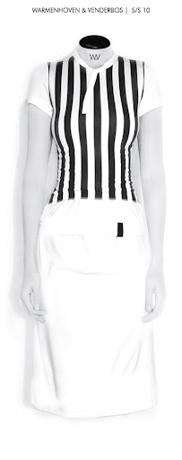 Warmenhoven & Venderbos Spring Summer 2010 collection barcode stripes