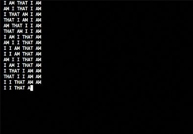 Warmenhoven & Venderbos | Designer fashion Blog | Permutations Software generating poems by Brion Gysin