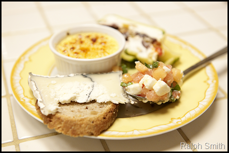 Chevre dinner2 2-2010 cold app plate Chevre dinner2 2-2010 cold app plate