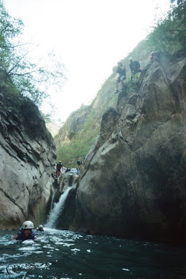 Yo en el salto de 8 metros de altura