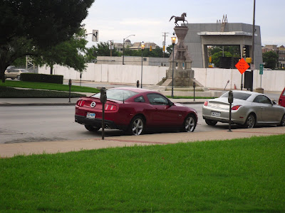Mustang en el que recorrimos la ciudad