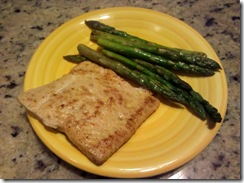 salmon asparagus
