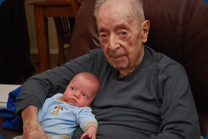 Granddad with Hudson