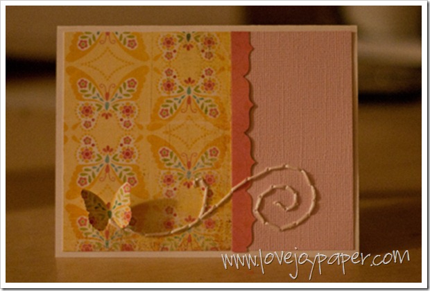 butterfly card