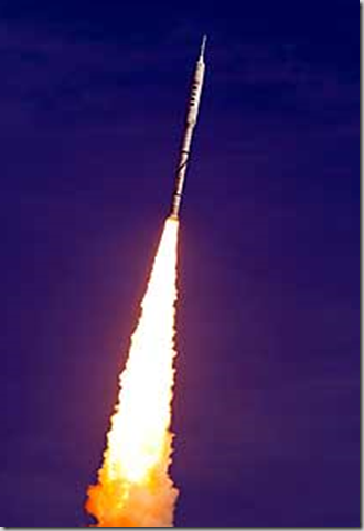 Lanzan cohete experimental Ares 1-X_1256774975812