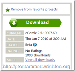 eComic Download count