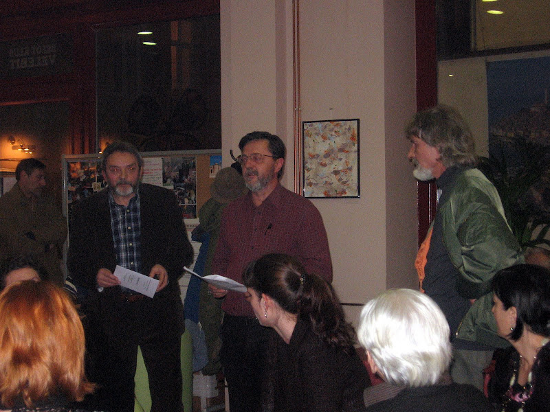 Ivica Smolec - otvorenje izložbe novih članova HLD-a, Belot klub, Jelačićev trg, Zagreb 2008.