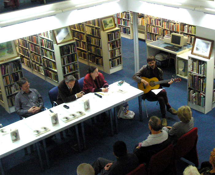 Ivica Smolec - Promocija knjige "Buđenja" Milana Ilića, Knjižnica "Bogdan Ogrizović", Preradovićeva, Zagreb, 2009. - 2