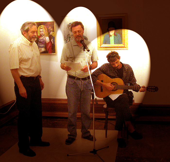 Ivica Smolec - otvorenje izložbe HLD-a, gornjogradska vijećnica (galerija K. Stanković), Zagreb 2009.