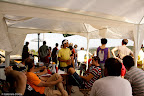 Sotto il gazebo..