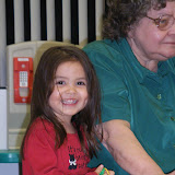 Elena with teacher's assistant Deloris