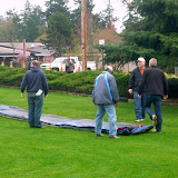 Setting up the obstacle course