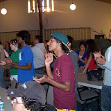 Youth during worship time