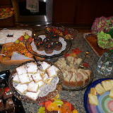 Dessert at Pastor John and Han Kilough's home.