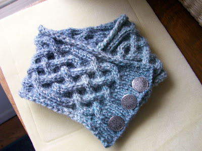 Celtic Knot Scarves Moonlight Knitting