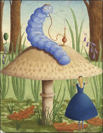 Alice with Caterpillar