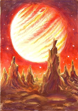 PeisajDePeunulDintreSatelitiiLuiJupiter