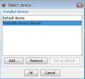 Resize MicroEmulator