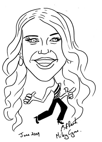 miley cyrus drawn nude