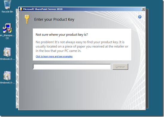 Install Sharepoint 2010 On Vista