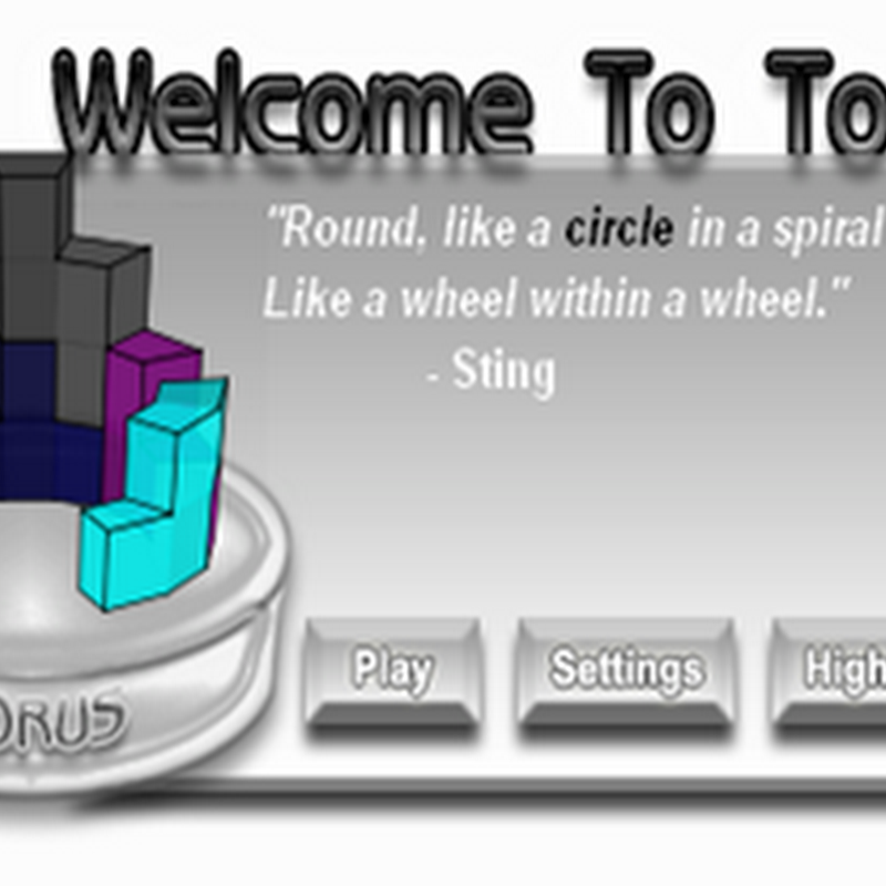 Tetris 3D in HTML5 : Torus